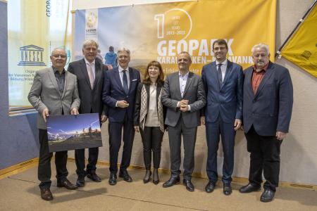 Novinarska konferenca ob 10-letnici Geoparka Karavanke gostje